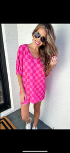 Daily Bases set >> pink checkered