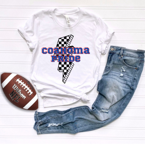 Little coahoma pride lightning tee