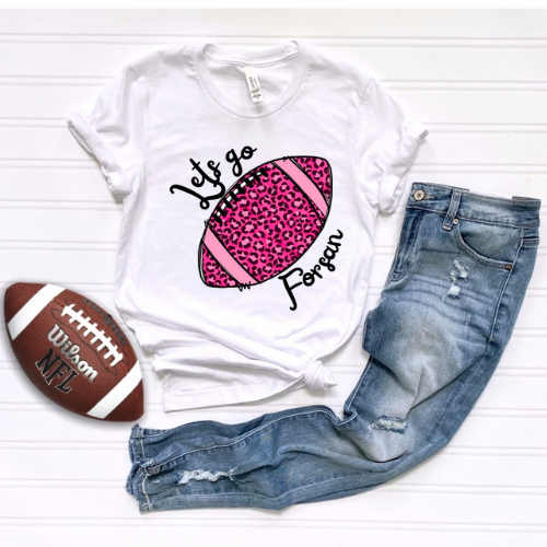 Adult lets go pink football forsan