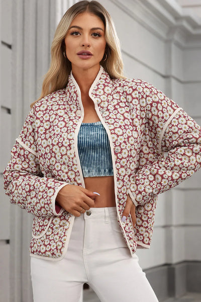 Floral pop Coat