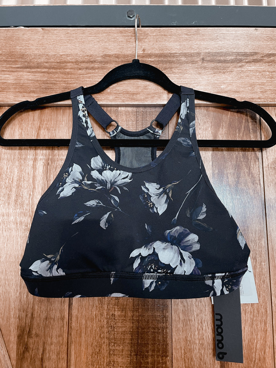 Mono B foil print sports bra – Crazy Closet Boutique